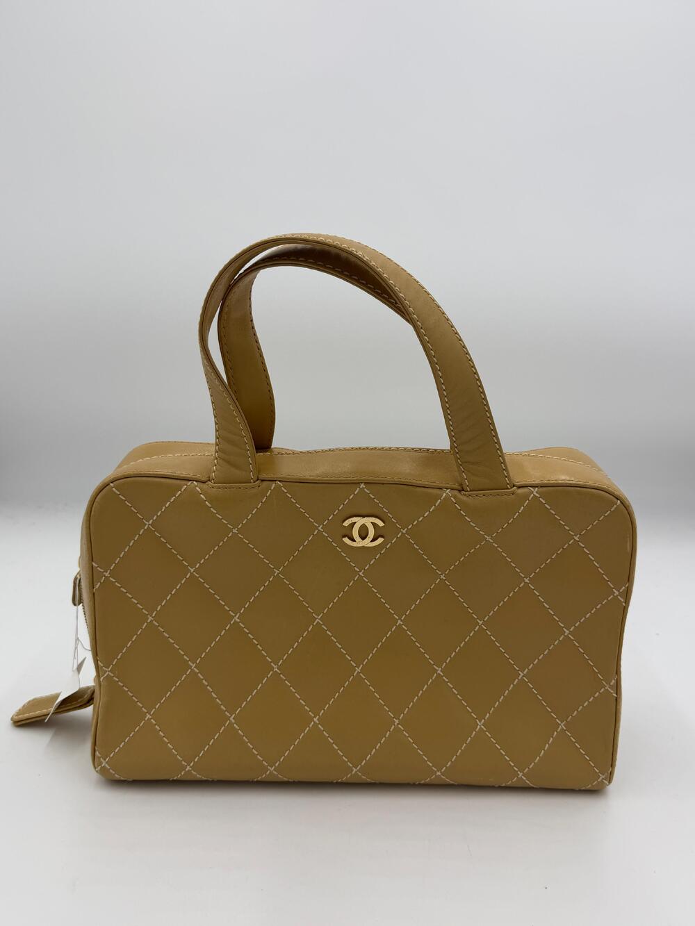 Chanel Surpique Boston w/ Pouch